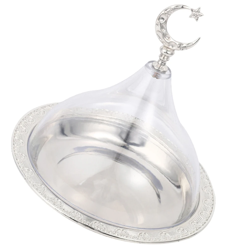 

Cake Tray Cover Transparent Lid Snack Plate Dessert Protective St Fruit Platter Round Pans Party Banquet Household Display Shelf