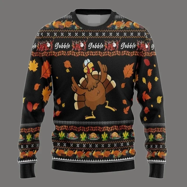 2025/26 Новая серия на тему Турции на День Благодарения, уродливый свитер, семейная толстовка с капюшоном для рождественской вечеринки, большой топ для взрослых, осень/зима