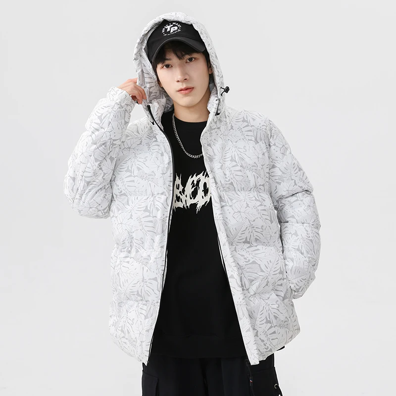 معطف رجالي من Sli ort Thiened من القطن Jaet أنيق من القطن للخريف والشتاء وصل حديثًا معطف شبابي للرجال