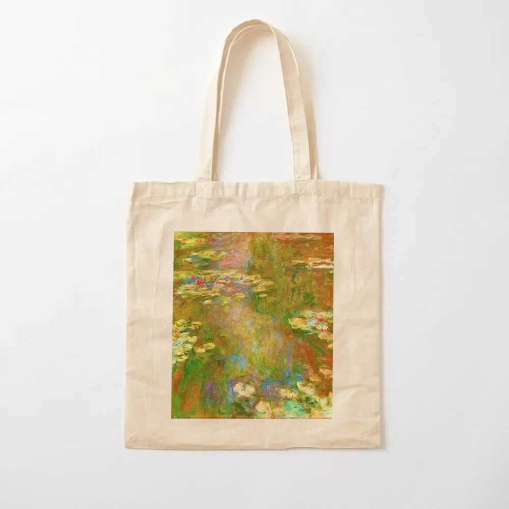 

The Water Lilies - Les Nymphéas de Claude Monet Early Abstract Impressionism Tote Bag cute tote bag Tote Bag