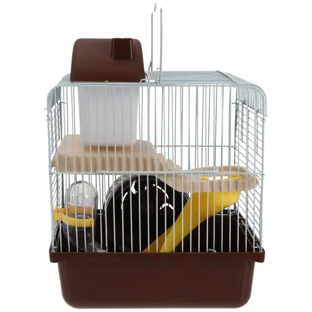 Double-layer Hamster Cage Glamping Accessories Mouse Toy Villa Small House Hideout Hut