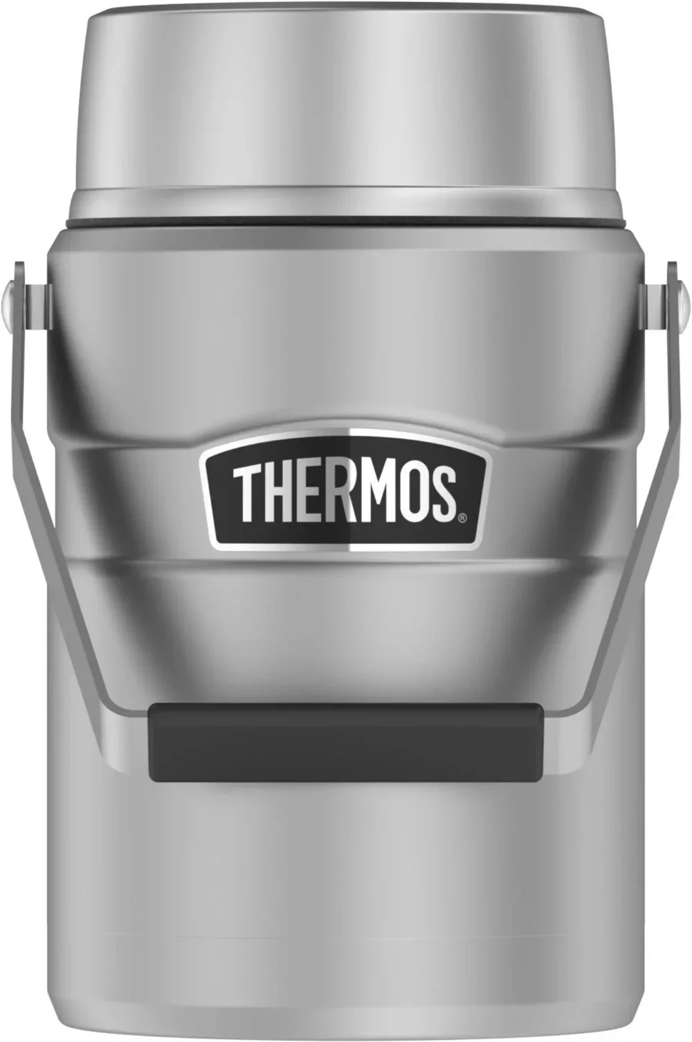 Thermos Stainless King Food Jar, Matte Steel, 47 Ounce