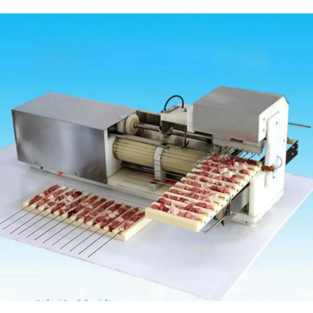 

Fully automatic stringing machine mutton stringing machine commercial multi-functional barbecue stringing machine