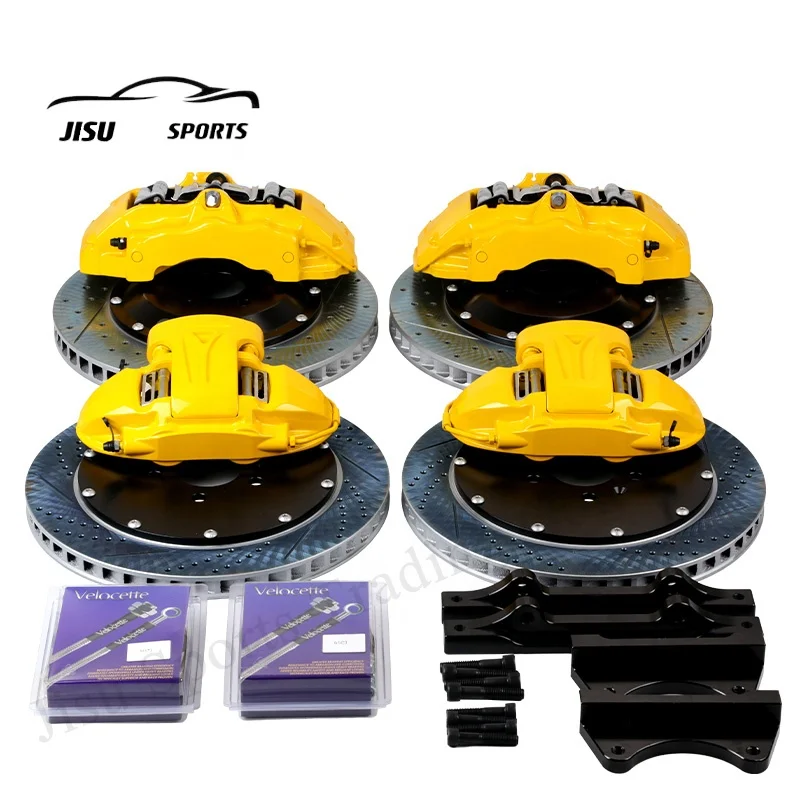 Car Brake Kits 18z Front 6 Piston Brake Calipers Rear Hand Brake 355-380MM Disc Rim 19 Inch for E46 436 E92 E91 E93 E81 E82