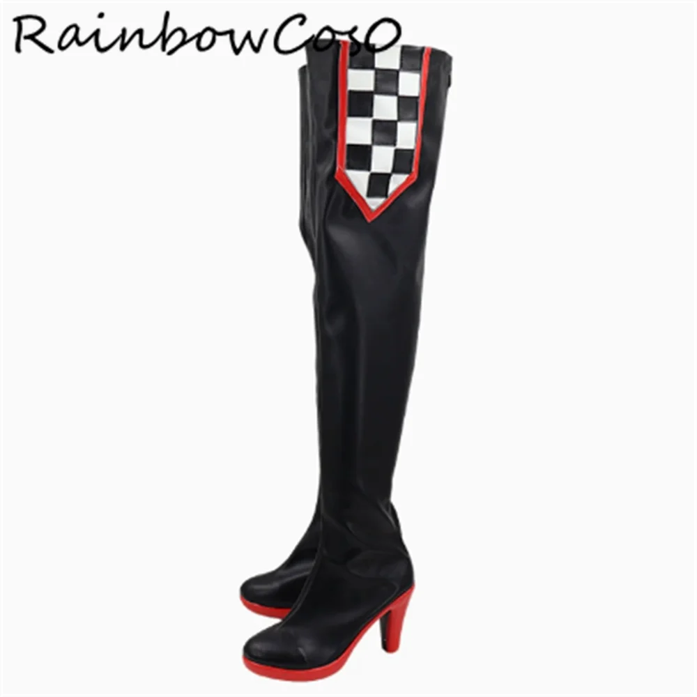 Rapi NIKKE Cosplay Sapatos Botas Jogo Anime Festa Halloween RainbowCos0W4837