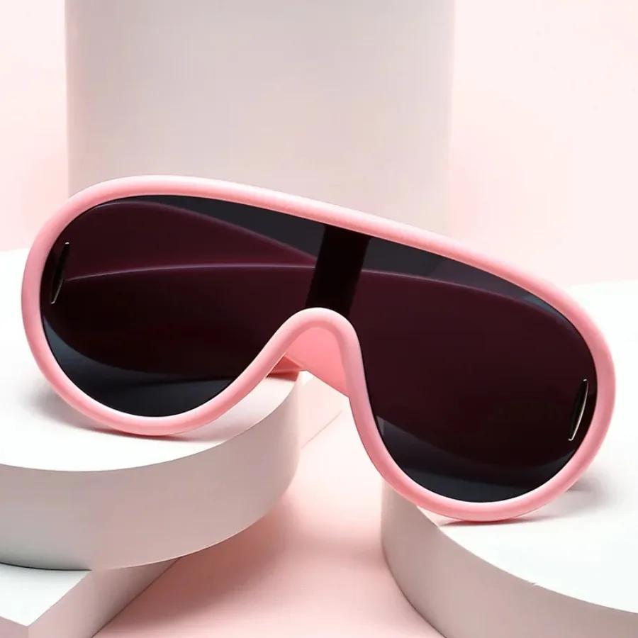 Exaggerate Vintage Round Sunglasses Women Men Circular Sun Glasses Big Eyewear Sunglasses for Male Female Special Shaped