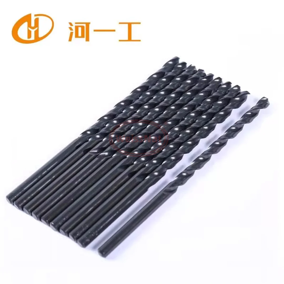 Mata bor baja kecepatan tinggi HSS untuk memproses baja tahan karat dengan tangkai lurus yang diperpanjang untuk memutar adonan goreng.