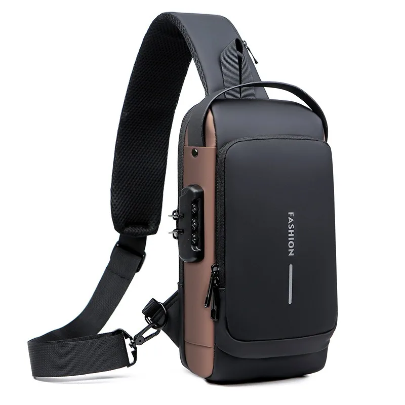 Travel Sling Bag Pack Messenger Pack Chest Bag For Male Fashion Multifunction Shoulder Bag Crossbody Bag On Shoulder