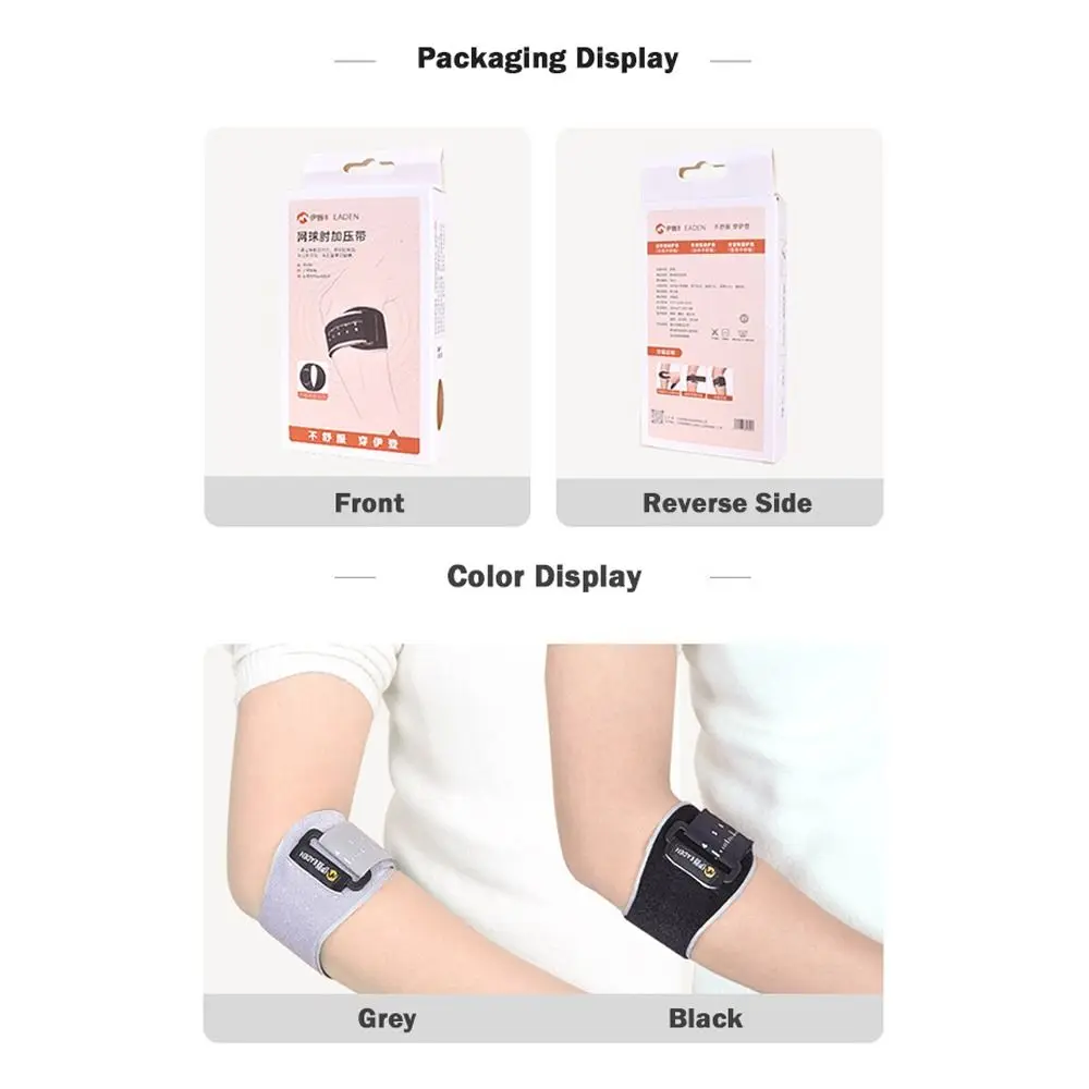 

Nylon Spandex Tennis Elbow Braces Adjustable Tendonitis Relief Golfers Elbow Brace Support Band Brace Straps