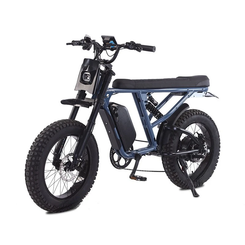 

20-Inch retro aluminum electric power bicycle super power snow electric motorcycle
