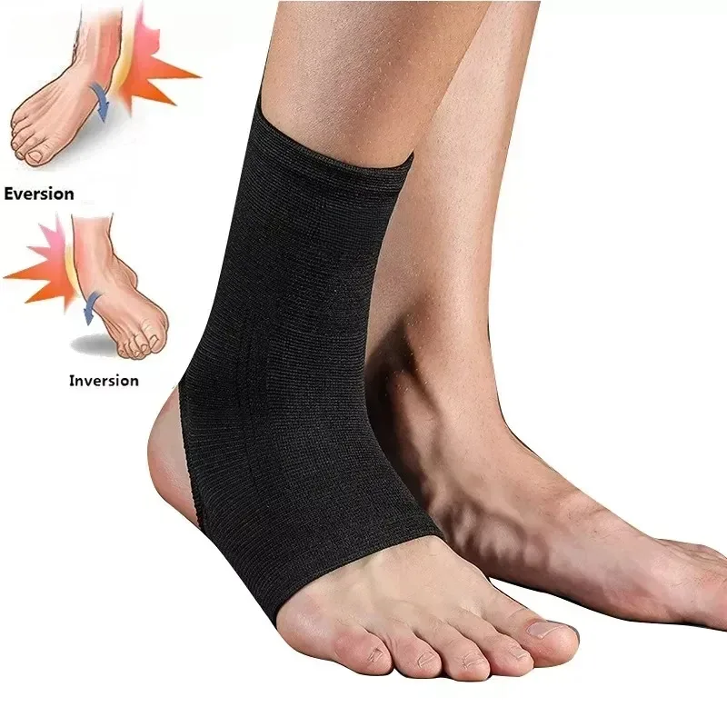 

1 шт. нейлоновый компрессионный бандаж для лодыжки для спортивного защитного снаряжения для поддержки лодыжки для футбола и баскетбола