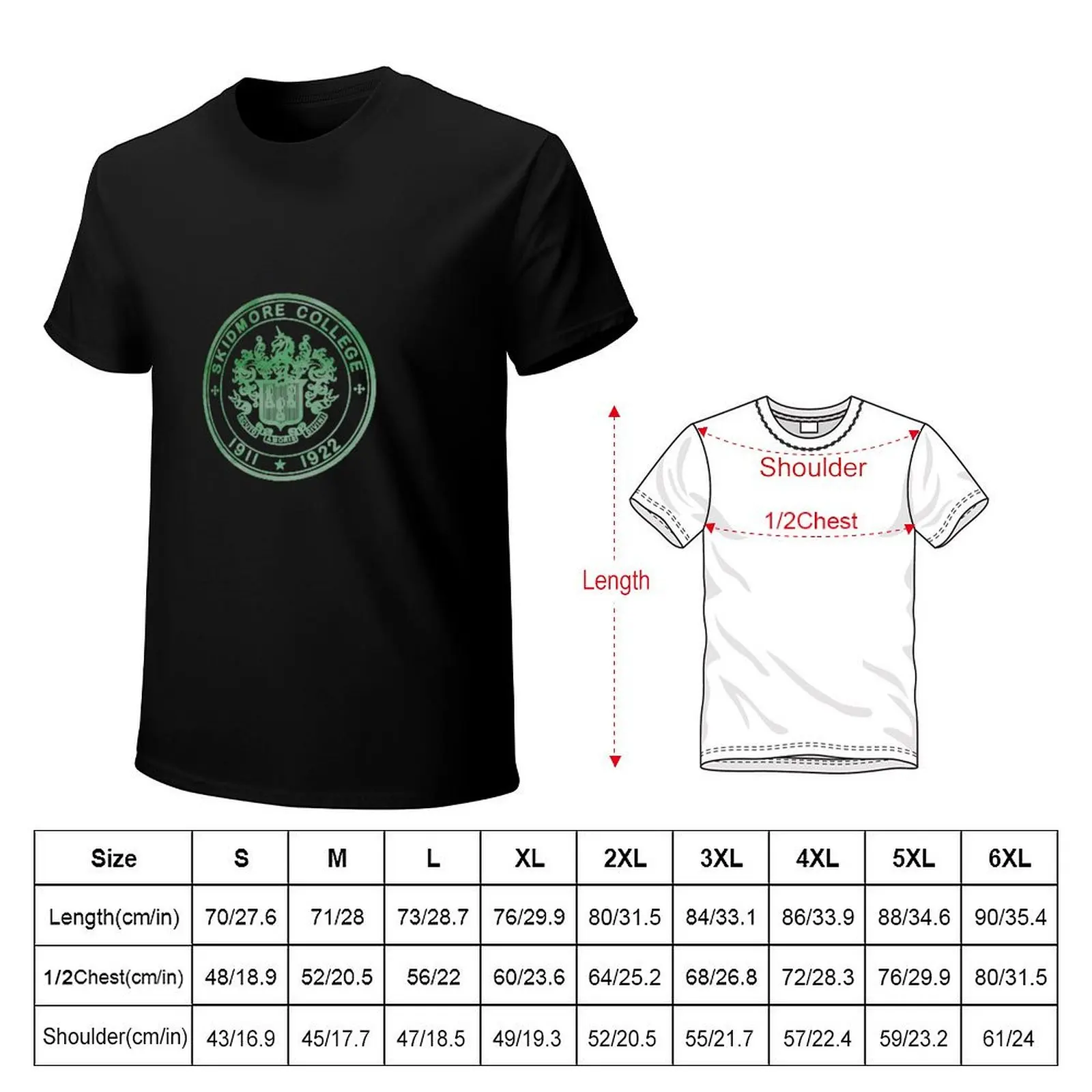 Skidmore College T-Shirt Stain Resistant Casual Tee