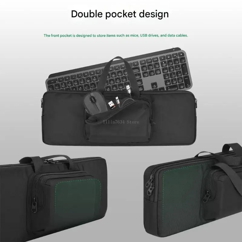  Hard Portable Protective Case Shockproof Storage Bag For Wireless Mechanical Keyboards