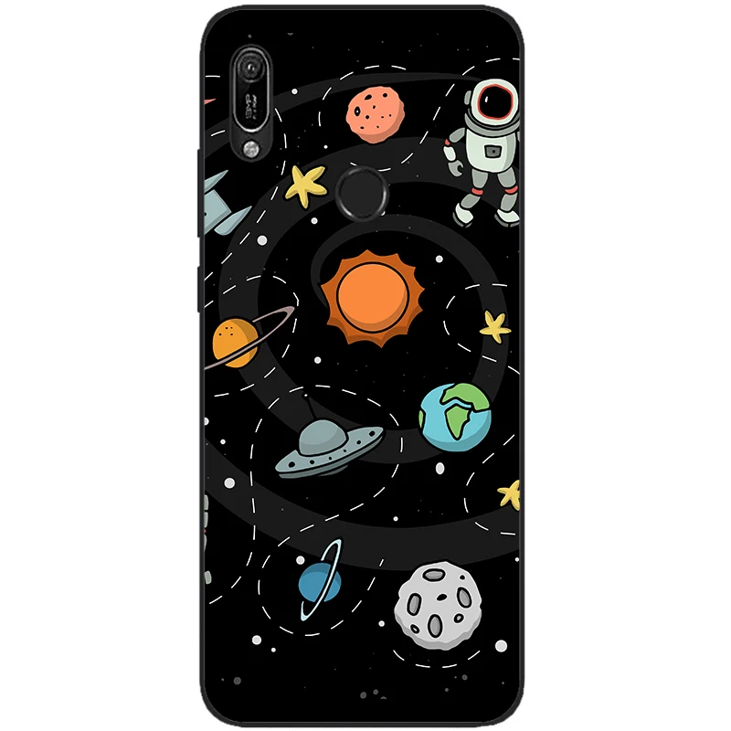 Per Honor 8A custodia per huawei honor 8A custodia Cover posteriore in silicone TPU per Honor 8A JAT-LX1 8 A Honor 8A prime Panda tiger cat