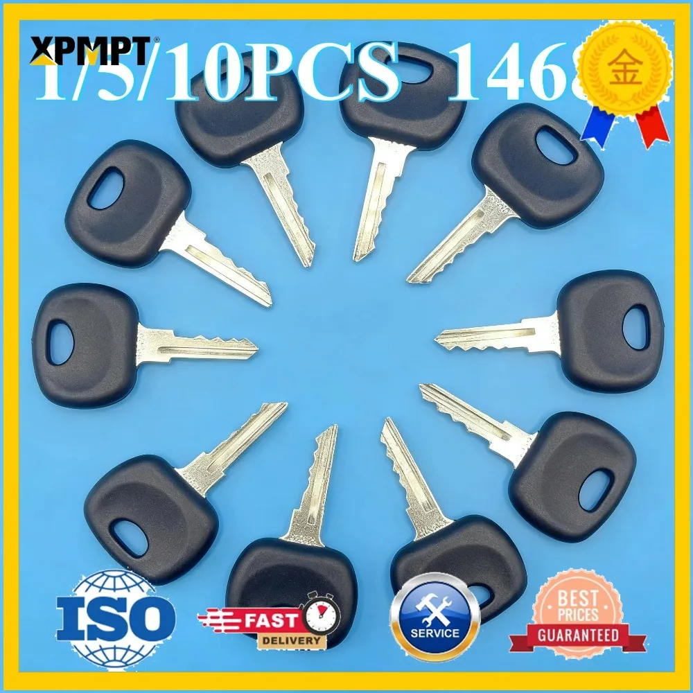 1/5/10Pcs 14685 Ignition Keys 5755026 For Bomag For For Wacker Heavy Equipment