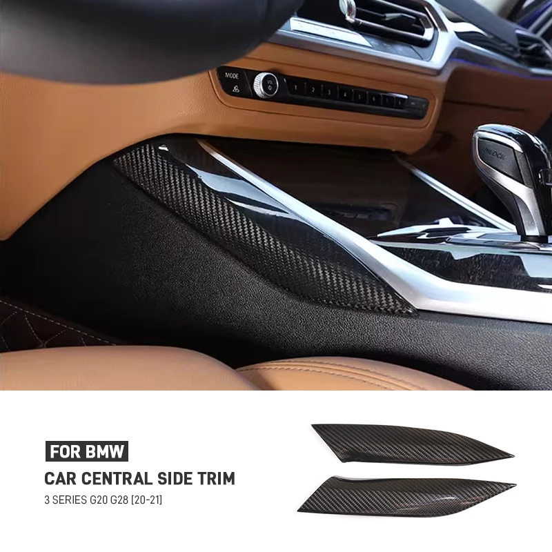 

Real Carbon Fiber Center Console Gear Shift Side Panel Cover Trim For BMW 3 4 Series G20 G21 G22 G23 G26 G80 G81 M3 G82 G83 M4