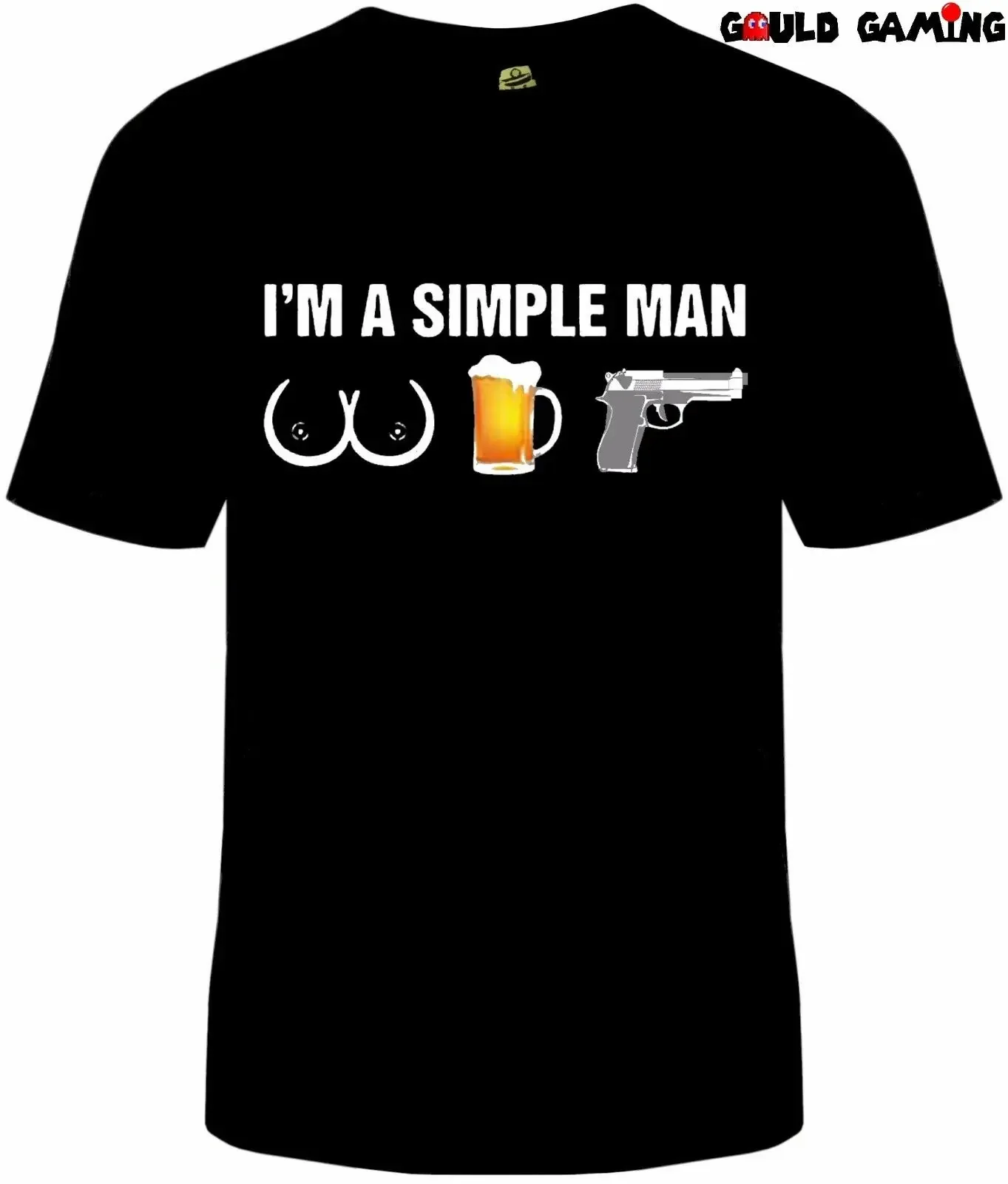 Fashion I'M A Simple Man T-Shirt Unisex Cotton Adult Funny Pew Nra Gun Rights Freedom Tees