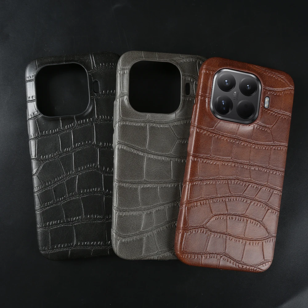 プレミアムクロコダイルレザーケース Xiaomi 15T 1 - Photography Xiaomi 17 Ultra のレビューと価格