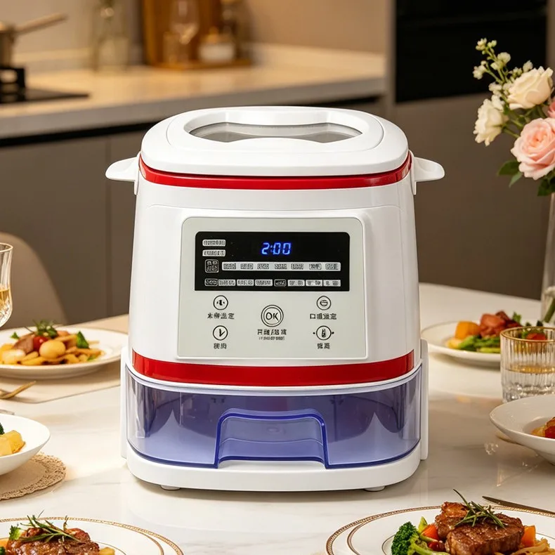 Intelligent lifting and lowering control sugar rice cooker, rice soup separation, automatic rice drain pot 3