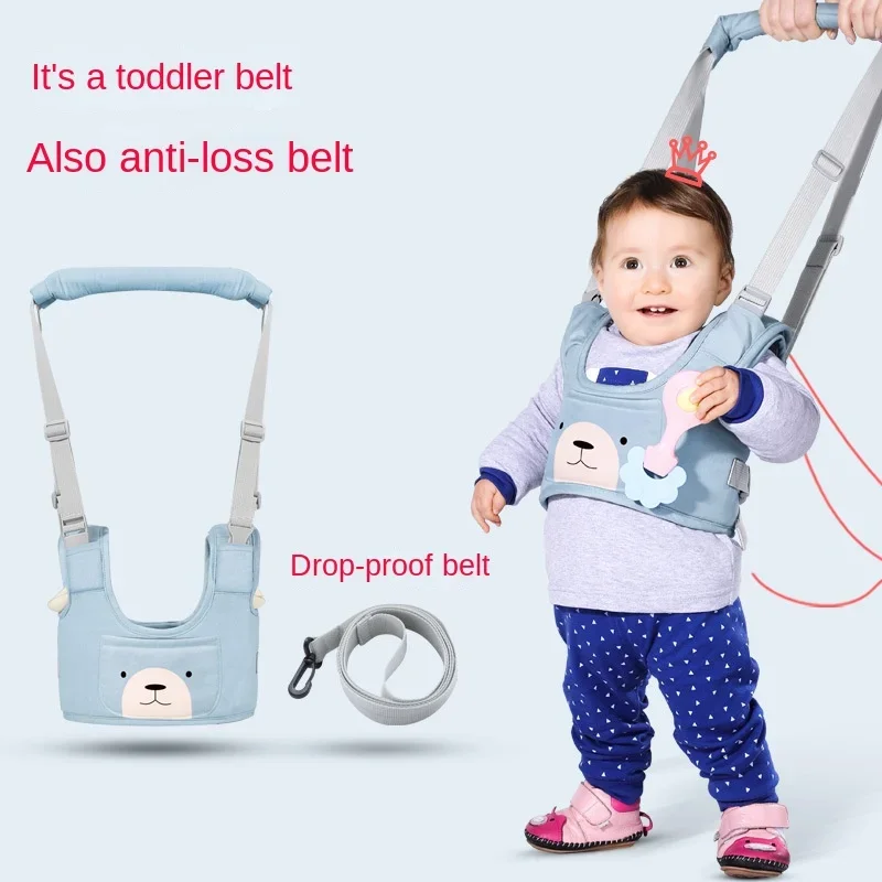 Baby Leren Wandelen Riem Baby Rollator Peuter Touw Jongen Meisje Seat Walk Anti-Val Riem Baby Dual-Use Kind Tractie Touw Artefact