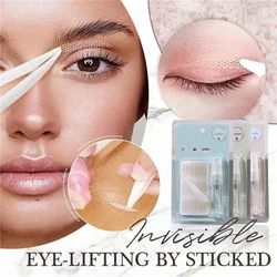 120 Pair Eyelid Tape Clear Beige Natural Sticker Invisible Eyelid Stickers Eyelid Stripe Big Eyes Makeup Beauty Tools