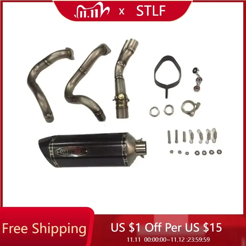 FFBBFactory Direct Selling High Quality AK Universal Modified Exhaust Pipe Motorcycle Z650