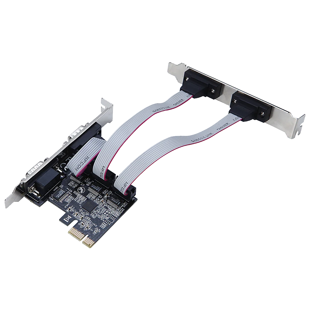 Scheda Com per computer seriale PCIe 4 Scheda di espansione 4-RS232 Asix99100