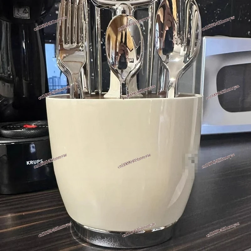 

Manufacturer Cream Wind Kitchen Stainless Steel Tableware Retro Set Knife Fork Spoon Holder