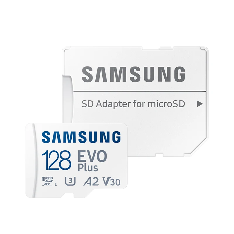 Imagem -06 - Samsung-cartão Micro sd Evo Plus Cartão de Memória Original Alta Velocidade até 130 mb s Cartão tf para Telefone Câmera Uav 64gb 128gb 10 Pcs por Lote