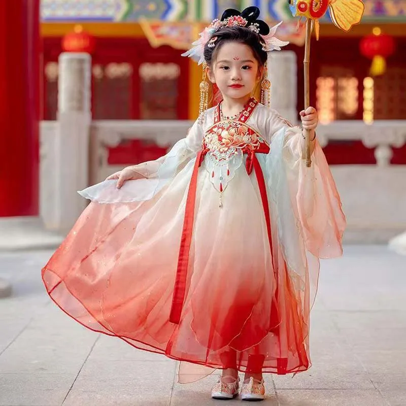 

Chinese Hanfu new retro girls' casual dress