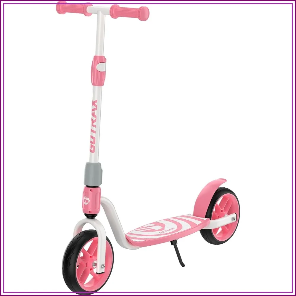 

Kids Kick Scooter with 8" Wheels, Adjustable Handlebar for Ages 5-12, Detachable for Easy Storage