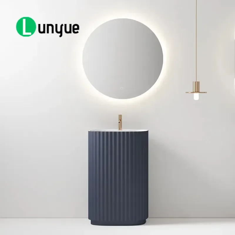 Modern Classic Single Sink Bathroom Vanity Small Size Locker New Design Wholesale Furniture for Compact Bathroom Space Saving