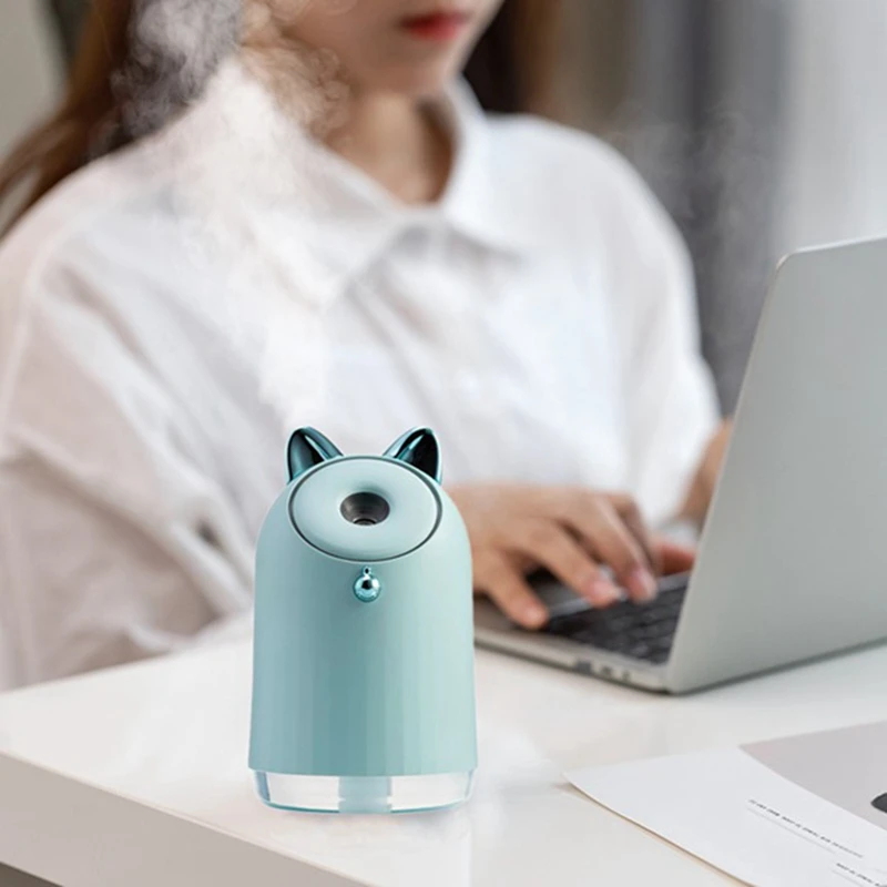 Wireless Air Humidifier Ultrasonic Aroma Essential Oil Diffuser 800Mah Built-In Battery Rechargeable Fogger Mist Maker