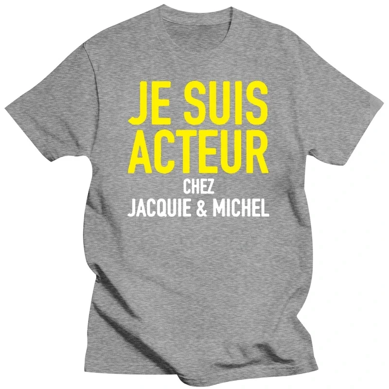 Women T-shirt Jacquie Et Michel Acteur Harajuku Men's T-shirts Designer Clothes Manga Vintage Anime Heavyweight Sweatshirt
