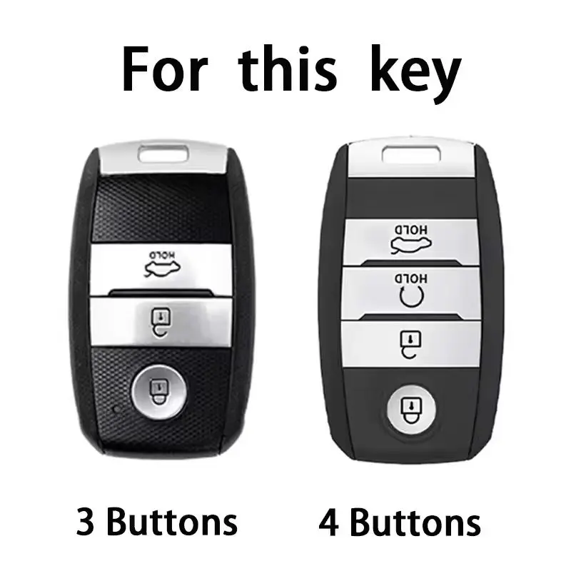 For Kia Sportage Cerato Optima K3 K5 Sorento Niro LX EX Niro Touring 2016 Metal Car Remote Key Cover Case Holder Protector Shell