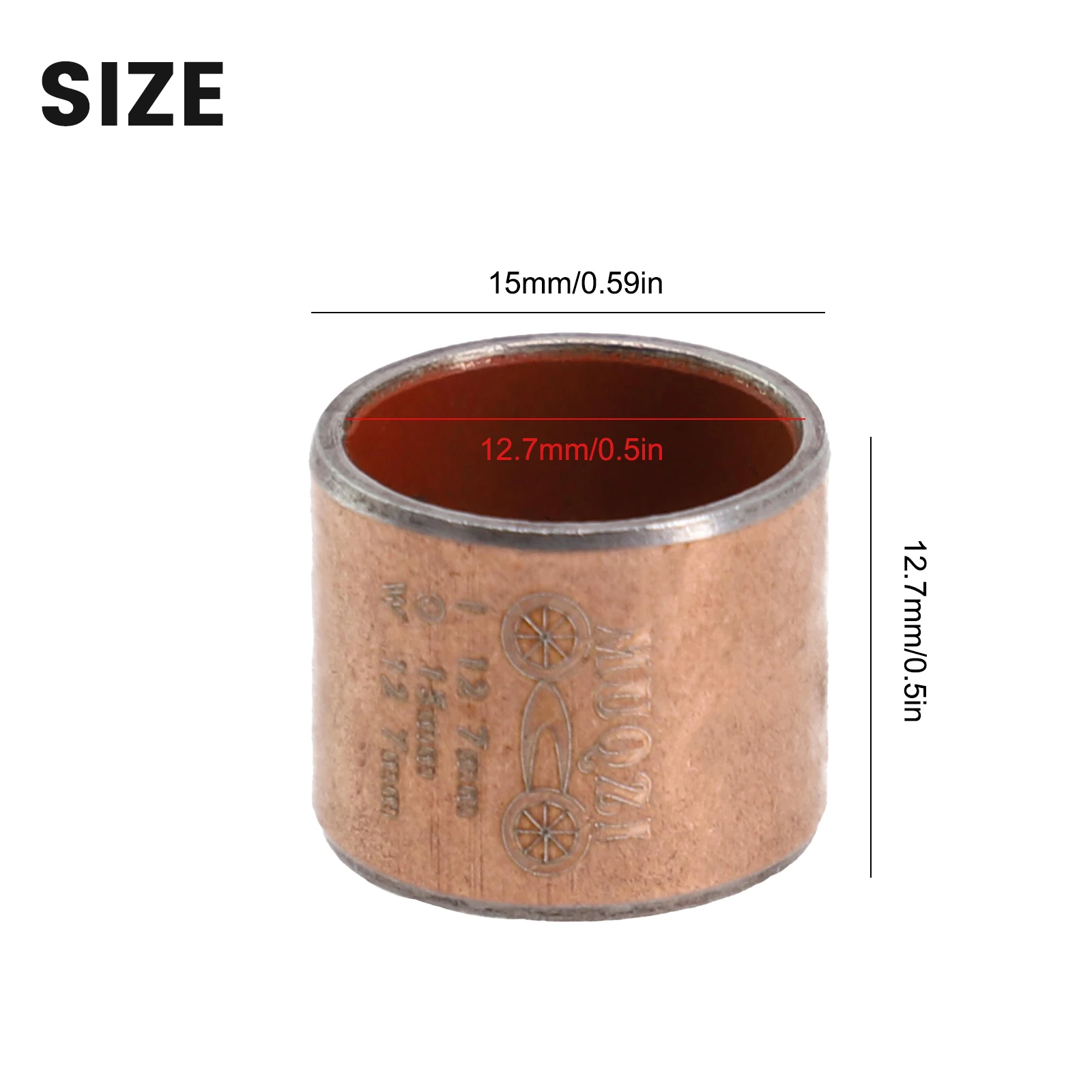AliExpress TOOPRE 1pcs Brand New DU Bushing Rear Shocks For Fox Suspension Rear Shock Replacements Silver Stainless Steel Accessories