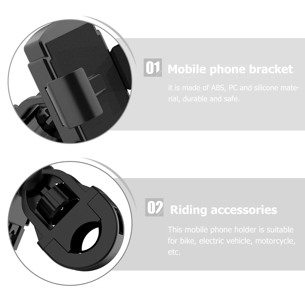 

Motorcycle Navigation Stand Premium ABS Pc Silicone Phone Holder Stable Cell Phone Holder for Motorcycle Bike Mount