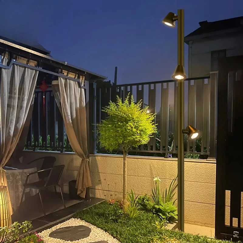 Solar outdoor courtyard Power connection Rotating park Outdoor terrace Garden landscape