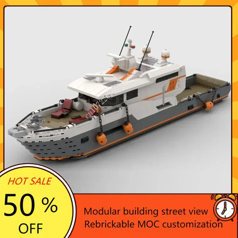 

1686PCS MOC Expedition Yacht Building Blocks Warship Model Technical Bricks Set DIY Assembly Creative Kids Puzzle Toy Xmas Gift