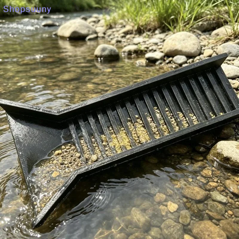 [SU]Sluice Box Portable Manual Mining Equipment Tool Gold Panning Equipment For Women Men Adults Beginner Hobbyists Outdoor[SU]
