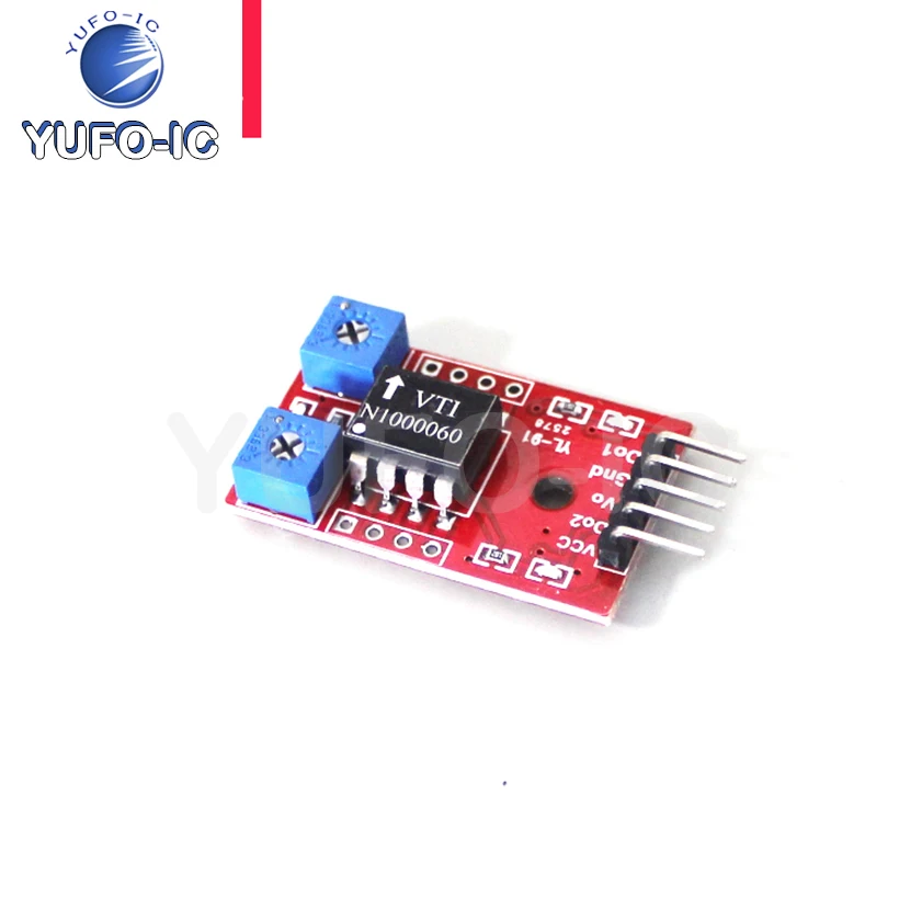 Free Ship 2pcs Single-Axis Inclination Sensor Module Sca60c Detection