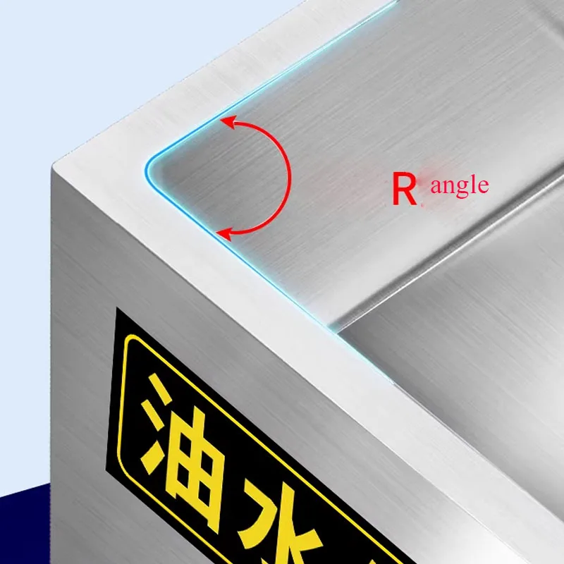 

Kitchen Grease Trap Small Oil-water Separator Stainless Steel Grease Trap for Home Commercial Restaurant Sink Drain Filter