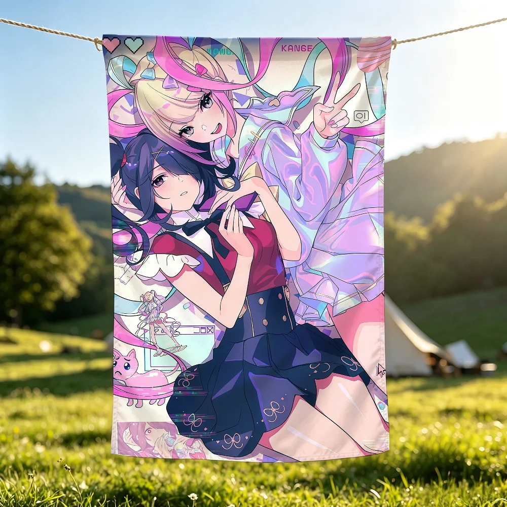Game N-Needy Girl S-Streamer O-Overload flag For Living Room Home Dorm Decor Wall Outdoor Camping Party Banner Gifts