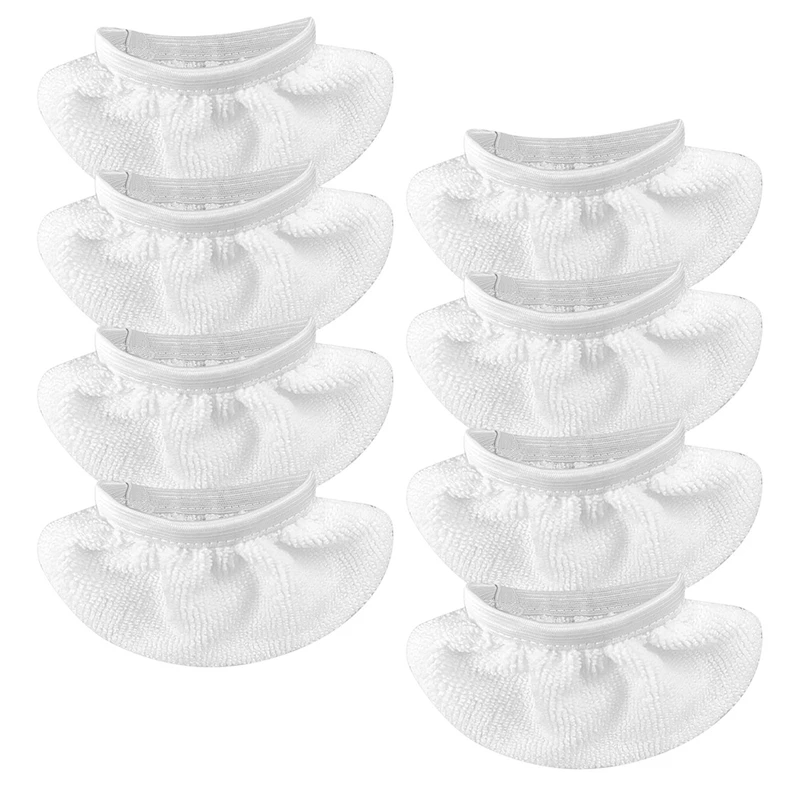 8 Pack Steam Mop Pads For Handheld Steam Cleaner,For Bissell Steam Shot, Wagner, Pursteam,Mcculloch,Dupray,Comforday