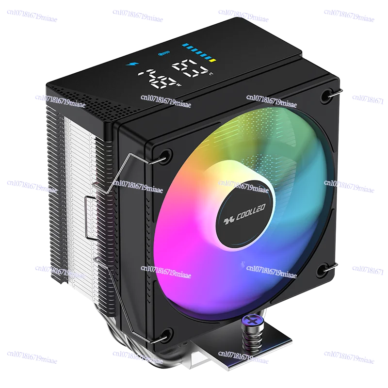 

B40S DIG V2 temperature digital display CPU air-cooled radiator ARGB Shenguang synchronous fan