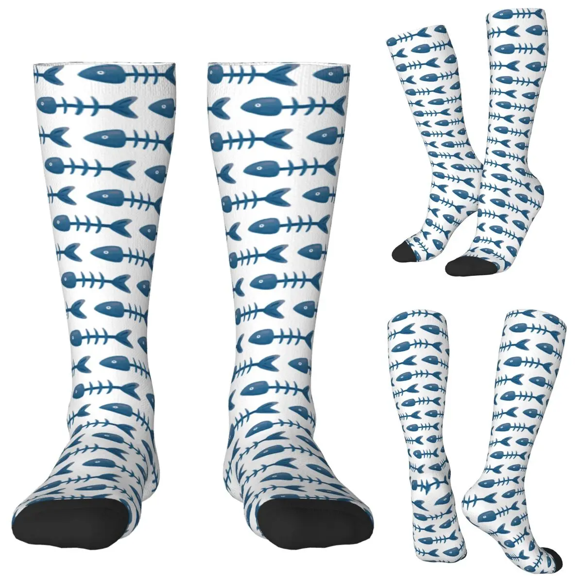 Poor Fish Socks Harajuku Stockings All Season Long Socks Accessories for Man Woman Birthday Present