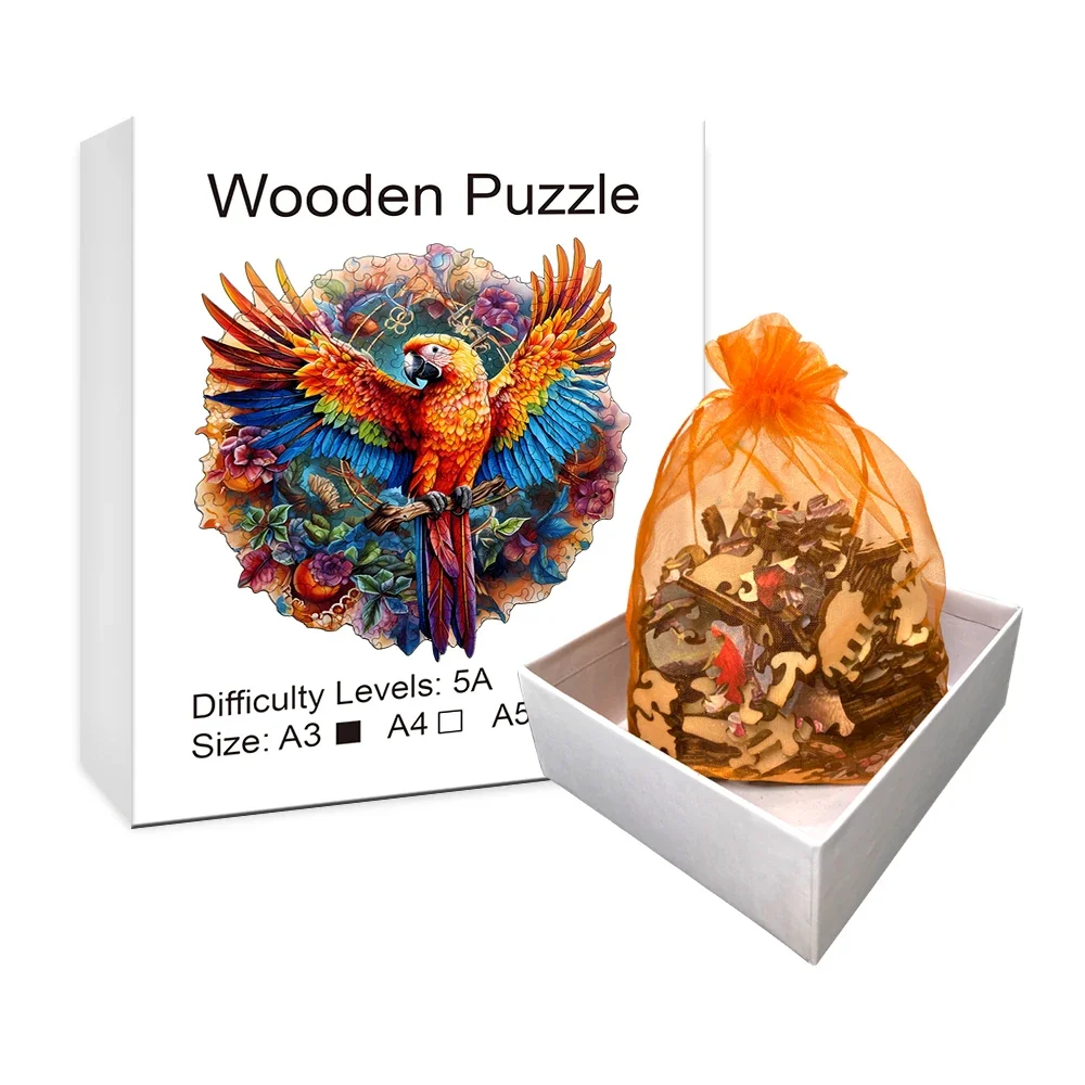 Beautiful Hummingbird Wooden Puzzle - Perfect Home Decoration and Holiday Gift Creative Puzzle for Adults and Children\'s Puzzle