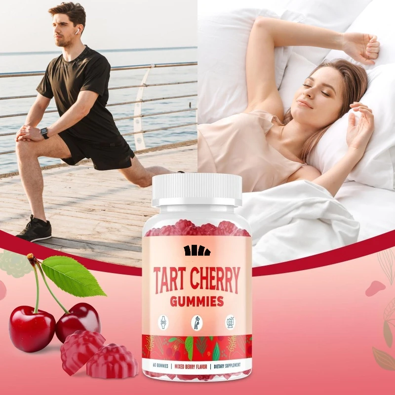 Вишневые жевательные конфеты |   60 жевательных конфет со вкусом вишни — добавка из натурального экстракта вишни |   Чистый, без ГМО, без глютена