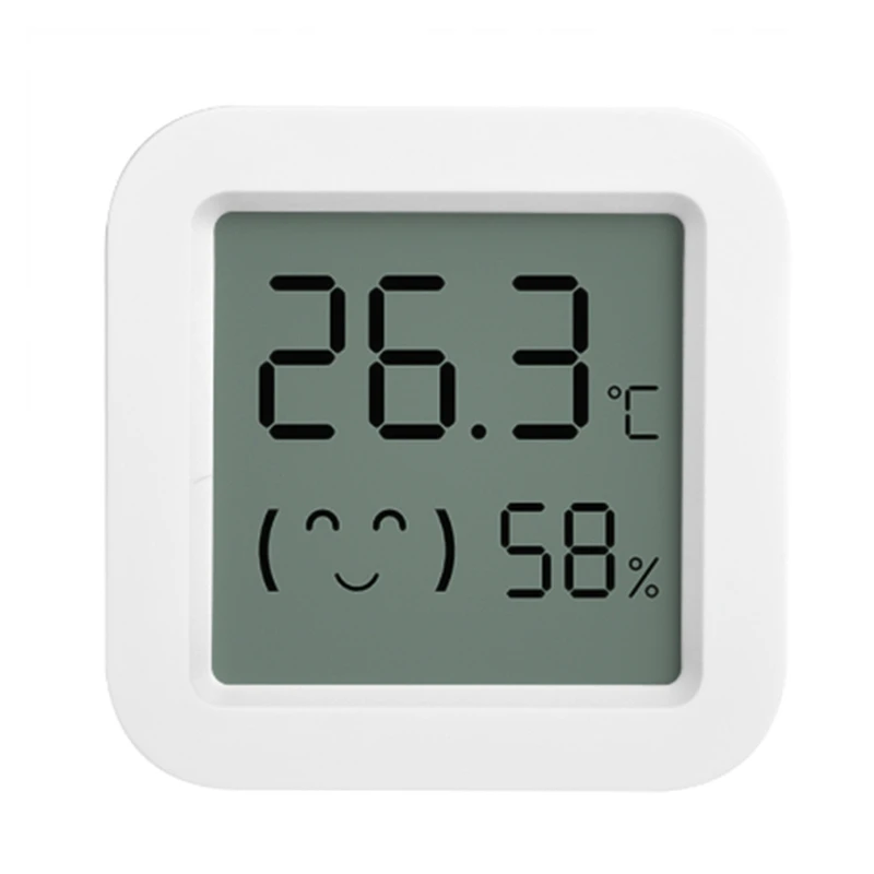 Sensor de umidade e temperatura full-tuya zigbee mini display digital lcd app controle remoto termômetro higrômetro