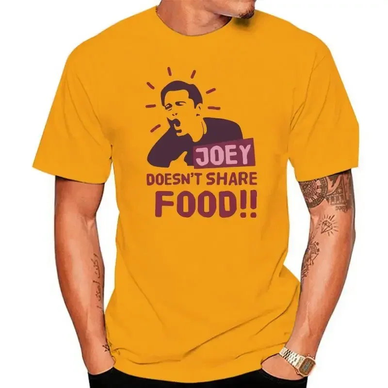 Friends TV Show Joey Ross Rochel Food Nice owesome T Shirt  men clothing  harajuku  streetwear  graphic t shirts  t-shirts